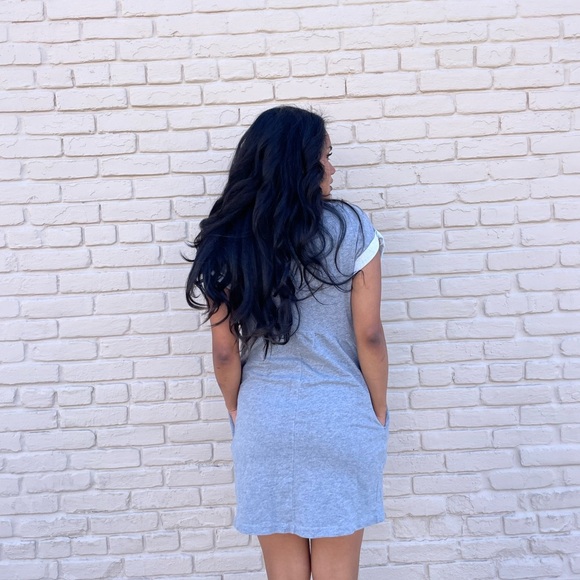 Mini grey sweat dress sz s - Picture 3 of 4